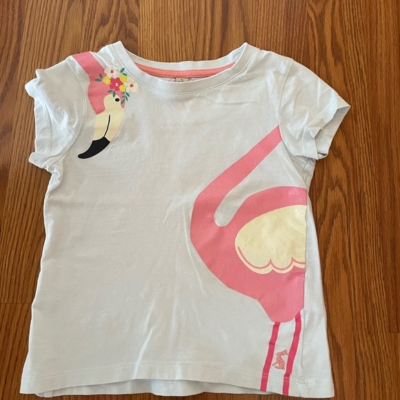 🎈🎈🎈Girl’s  Jean and Top Set Oshkosh Blue Jeans & Joules Tee Off White Top - Picture 4 of 11